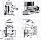 Magneti Marelli 350300003400 — Chłodnica oleju, olej silnikowy