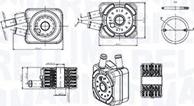 Magneti Marelli 350300003600 — Chłodnica oleju, olej silnikowy
