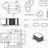 Magneti Marelli 350300002400 — Chłodnica oleju, olej silnikowy