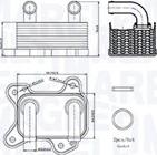 Magneti Marelli 350300002000 — Chłodnica oleju, olej silnikowy
