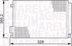 Magneti Marelli 350203497000 — Skraplacz, klimatyzacja
