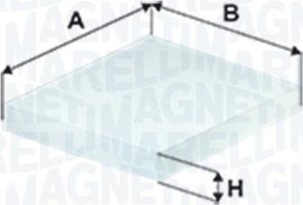 Magneti Marelli 350203066500 — Filtr kabinowy