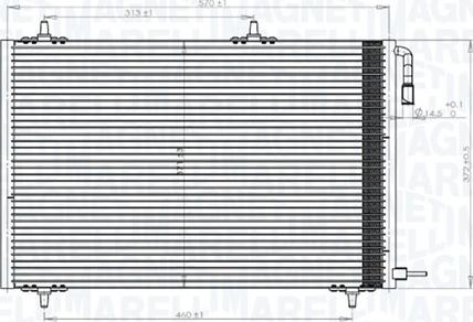 Magneti Marelli 350203816000 — Skraplacz, klimatyzacja