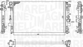 Magneti Marelli 350213955000 - CHŁODNICA DB VITO 2.2CDI 03-08