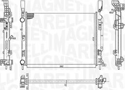 Magneti Marelli 350213142600 — Chłodnica, układ chłodzenia silnika