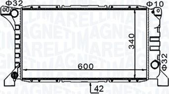 Magneti Marelli 350213154200 — Chłodnica, układ chłodzenia silnika