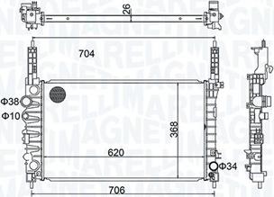 Magneti Marelli 350213162900 - CHŁODNICA
