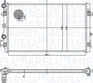 Magneti Marelli 350213167900 — Chłodnica, układ chłodzenia silnika