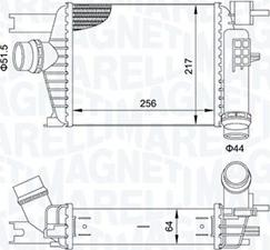 Magneti Marelli 351319205160 — Chłodnica powietrza doładowującego
