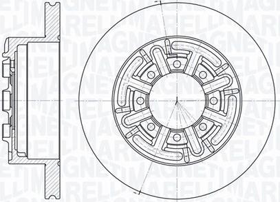 Magneti Marelli 361302040159 — Tarcza hamulcowa