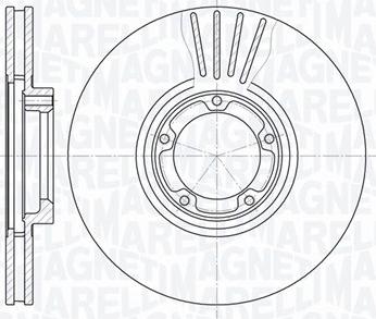 Maxgear 19-0706 - TARCZA HAM. FORD P. TRANSIT 91--94- KOŁA 14