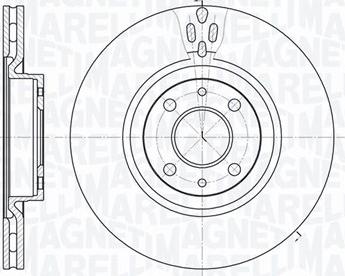 Meyle 215 521 2007 - TARCZA HAM. FIAT P. STILO-DOBLO 05--BRAVO 06--MAREA-LYBRA 284MM