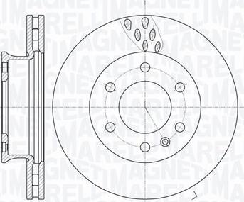 Magneti Marelli 361302040280 — Tarcza hamulcowa