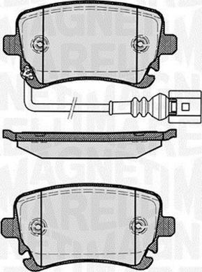 Maxgear 19-3324 - KLOCKI HAM. VW T. T5 03--A4-A6-A8 04- 2 CZUJNIKI