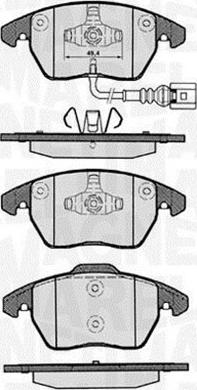 Magneti Marelli 363916060135 — Zestaw klocków hamulcowych, hamulce tarczowe