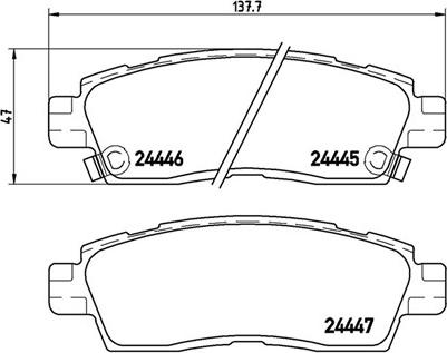 TRW GDB4455 - KLOCKI HAM. CHEVROLET T. TRAILBLAZER 01-08