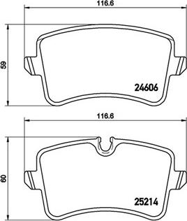 Textar 2521403 - KLOCKI HAM. VW T. A6-A7 11- TARCZA 330MM 2 CZUJNIKI