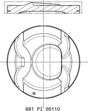 MAHLE 681 PI 00110 002 — Tłok