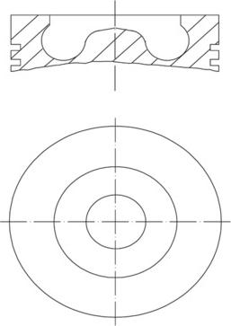 MAHLE 099 PI 00127 000 — Tłok
