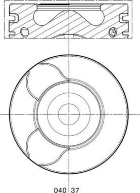 MAHLE 040 37 00 — Tłok