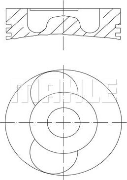 MAHLE 040 22 00 — Tłok