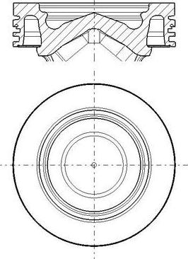 MAHLE 061 PI 00138 000 — Tłok