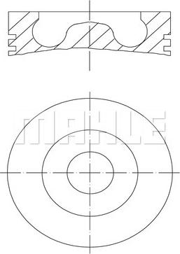 MAHLE 016 07 00 — Tłok