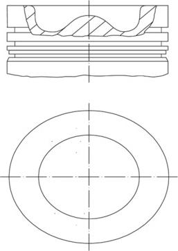 MAHLE 011 PI 00109 000 — Tłok