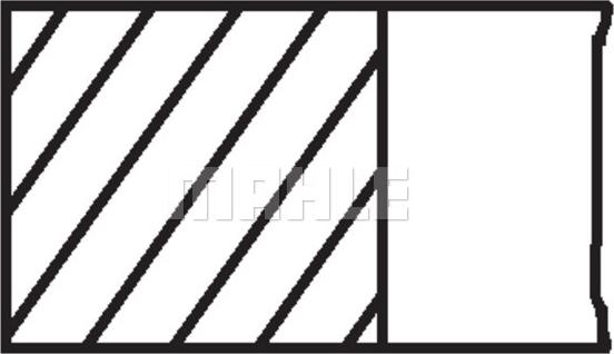 MAHLE 028 RS 10103 0N0 — Zestaw pierścieni tłokowych
