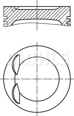 MAHLE 028 PI 00134 001 — Tłok