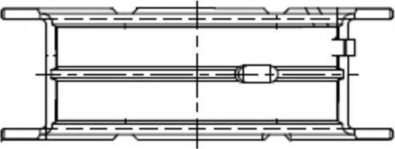 MAHLE 001 FL 21834 025 — Tuleja łożyska wału korbowego