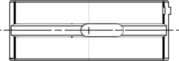 MAHLE 001 HL 21956 025 — Tuleja łożyska wału korbowego