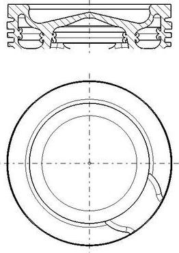 MAHLE 001 PI 00194 000 — Tłok