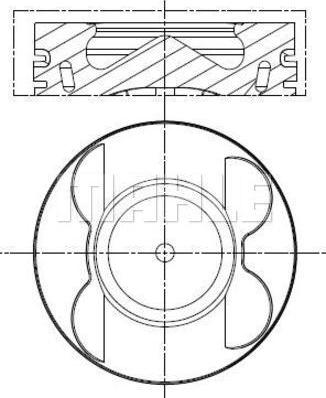 MAHLE 001 PI 00190 000 — Tłok