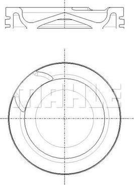 MAHLE 001 PI 00191 000 — Tłok