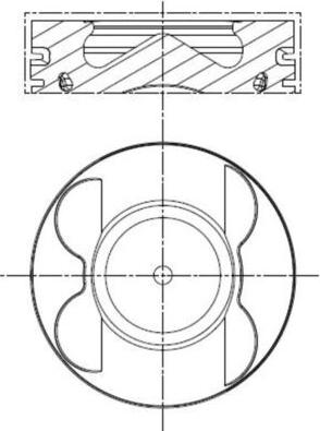 MAHLE 001 PI 00106 002 - Tłok