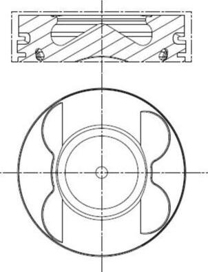 MAHLE 001 PI 00107 002 - Tłok