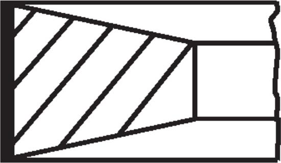 MAHLE 213 71 N0 - Zestaw pierścieni tłoka
