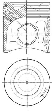 MAHLE 007 PI 00150 000 — Tłok