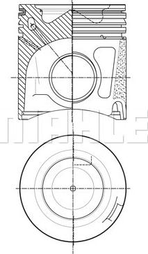 MAHLE 007 PI 00150 002 — Tłok