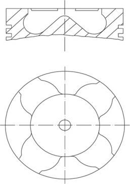 MAHLE 081 PI 00103 000 — Tłok