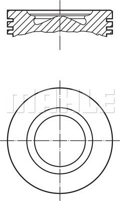 MAHLE 007 PI 00102 001 — Tłok