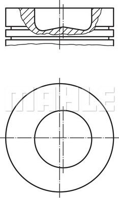 MAHLE 007 PI 00110 000 - Tłok