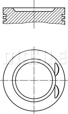 MAHLE 011 73 01 — Tłok