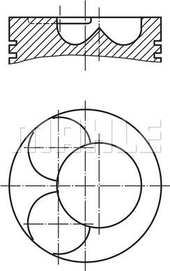 MAHLE 028 06 02 — Tłok