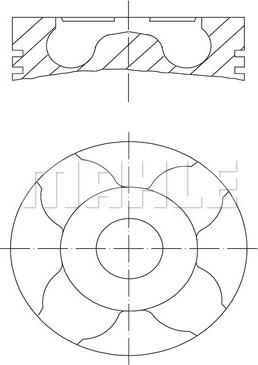 MAHLE 012 30 00 — Tłok