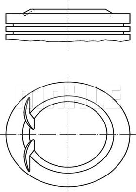 MAHLE 011 02 00 — Tłok
