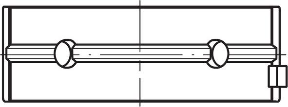 MAHLE 081 HS 21720 025 - Panewki wału korbowego