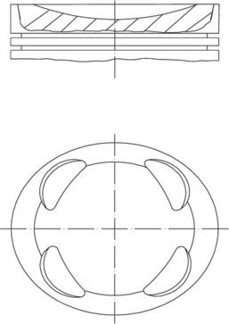 MAHLE 081 PI 00104 001 - Tłok