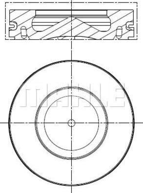 MAHLE 081 PI 00100 000 — Tłok